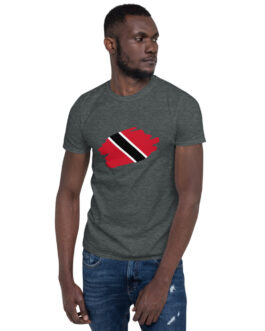 Trinidad and Tobago Red White and Black Design Short-Sleeve Unisex T-Shirt
