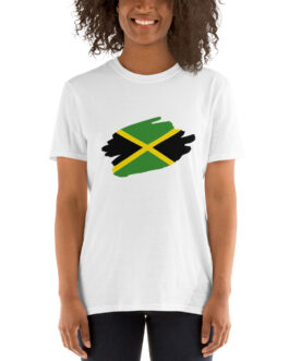 Jamaica Black Yellow and Green Design Short-Sleeve Unisex T-Shirt