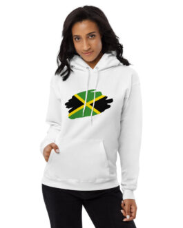 Black Yellow and Green Design Unisex fleece hoodie