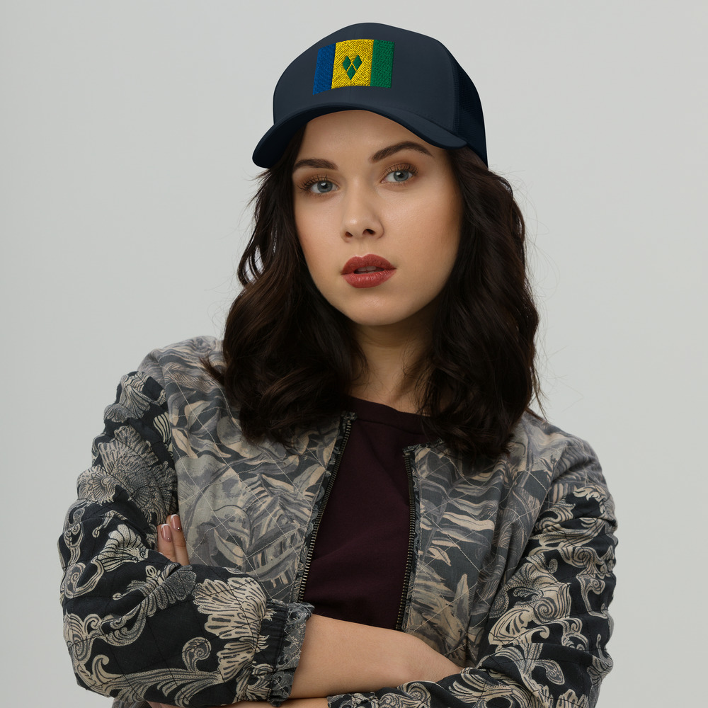 Saint Vincent and the Grenadines Trucker Cap - Image 3