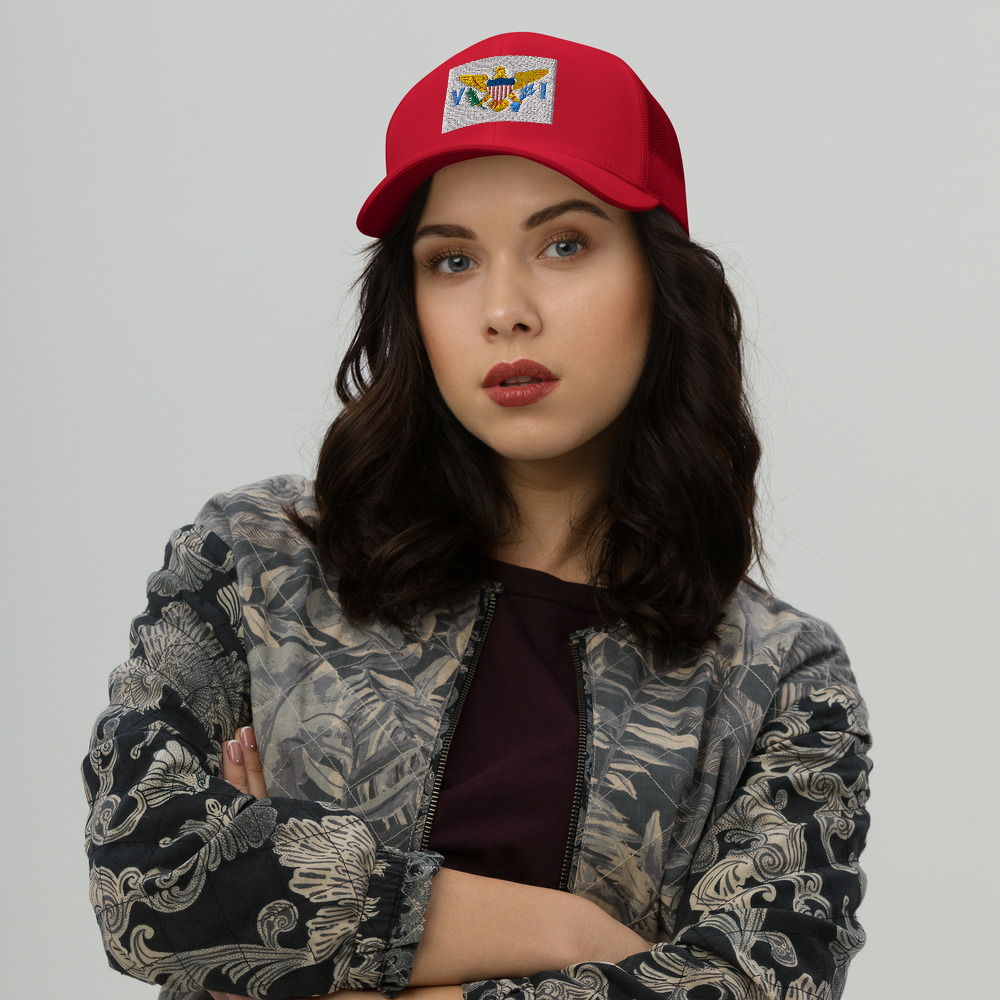 US Virgin Islands Trucker Cap - Image 4
