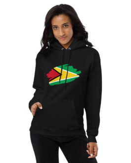 Guyana Inspired Unisex fleece hoodie