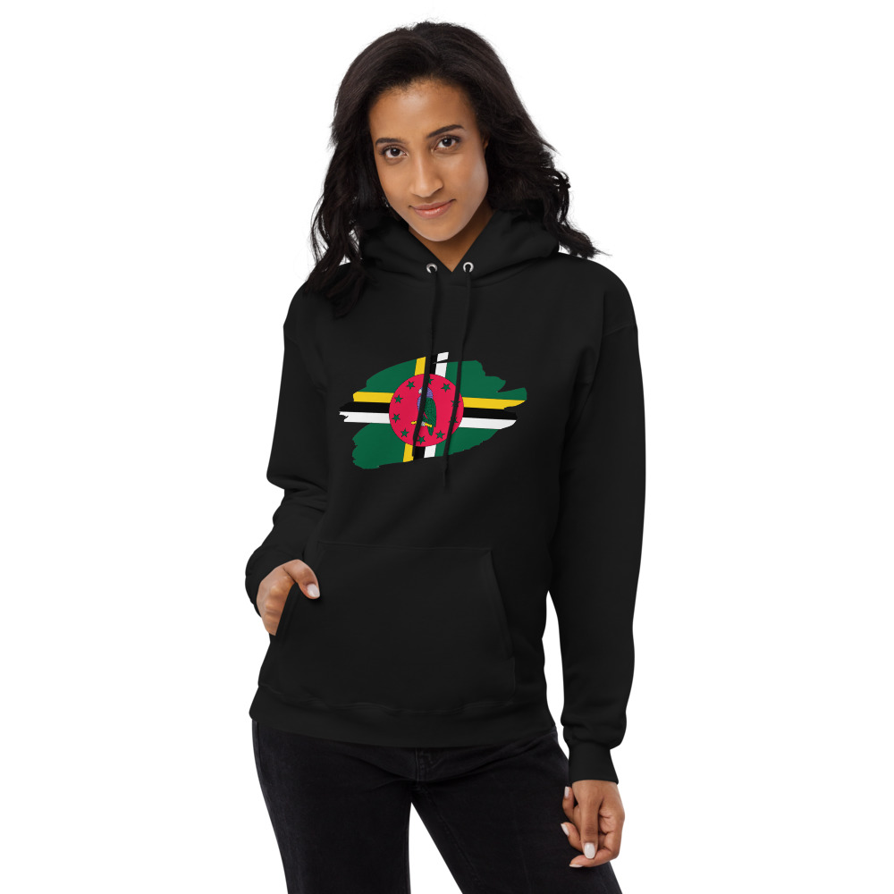 Dominica Inspired Unisex fleece hoodie - Image 4