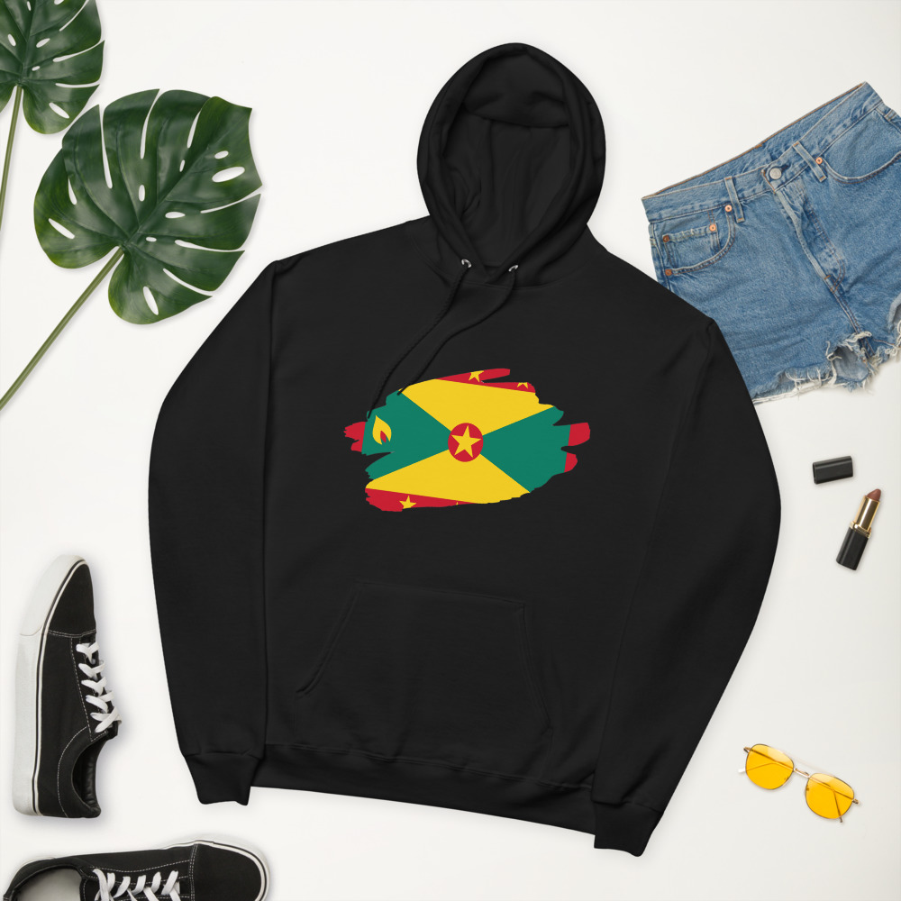 Grenada Inspired Unisex fleece hoodie - Image 2