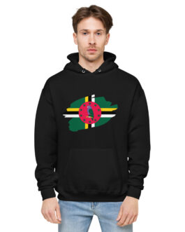 Dominica Inspired Unisex fleece hoodie