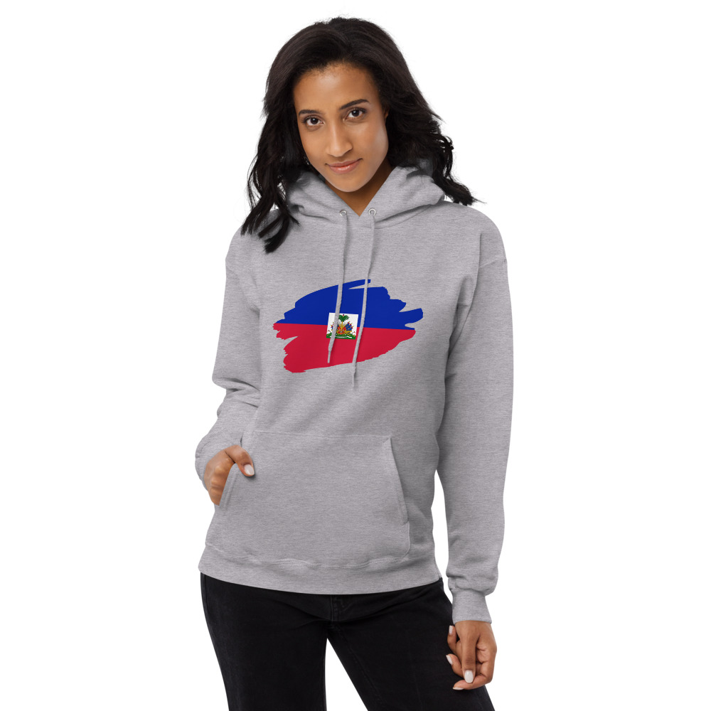 Haiti Inspired Unisex fleece hoodie - Image 4