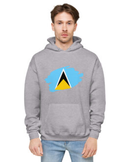 St. Lucia Inspired Unisex fleece hoodie