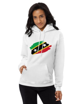 St. Kitts and Nevis Inspired Unisex fleece hoodie