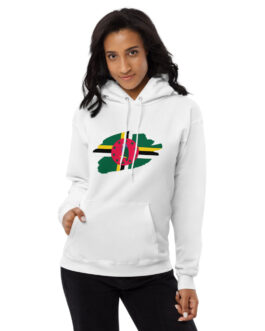 Dominica Inspired Unisex fleece hoodie