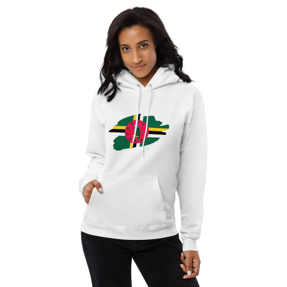 Dominica Inspired Unisex fleece hoodie