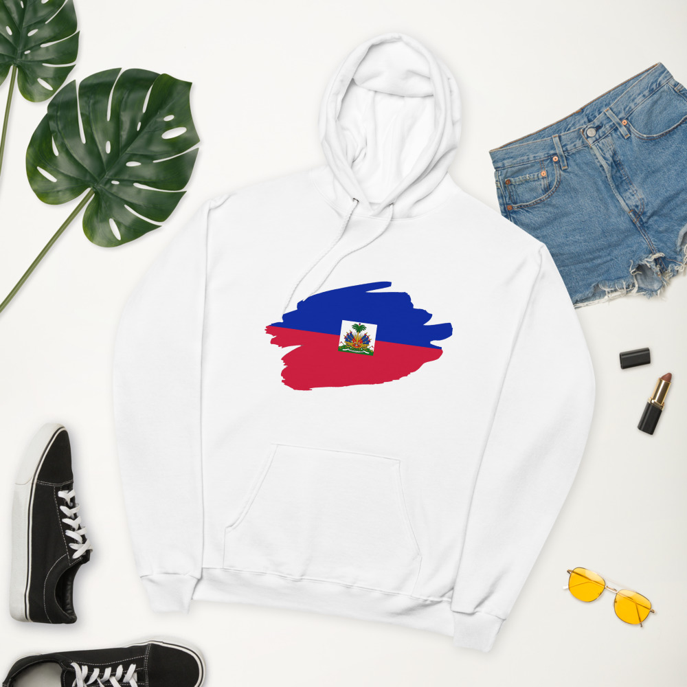 Haiti Inspired Unisex fleece hoodie - Image 3