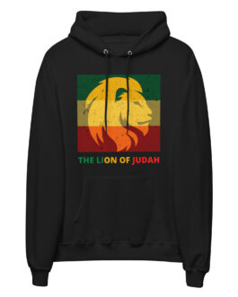 Vintage Lion of Judah Unisex fleece hoodie