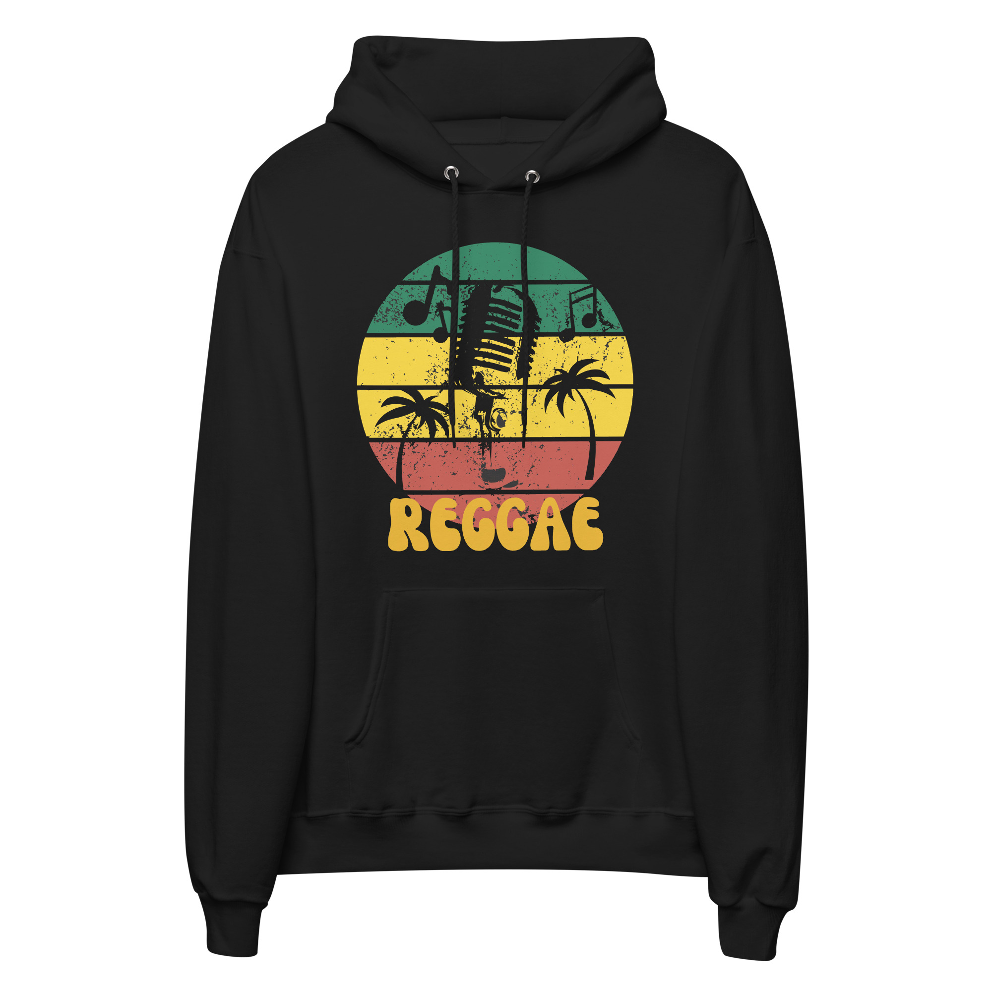 Vintage Reggae Unisex fleece hoodie