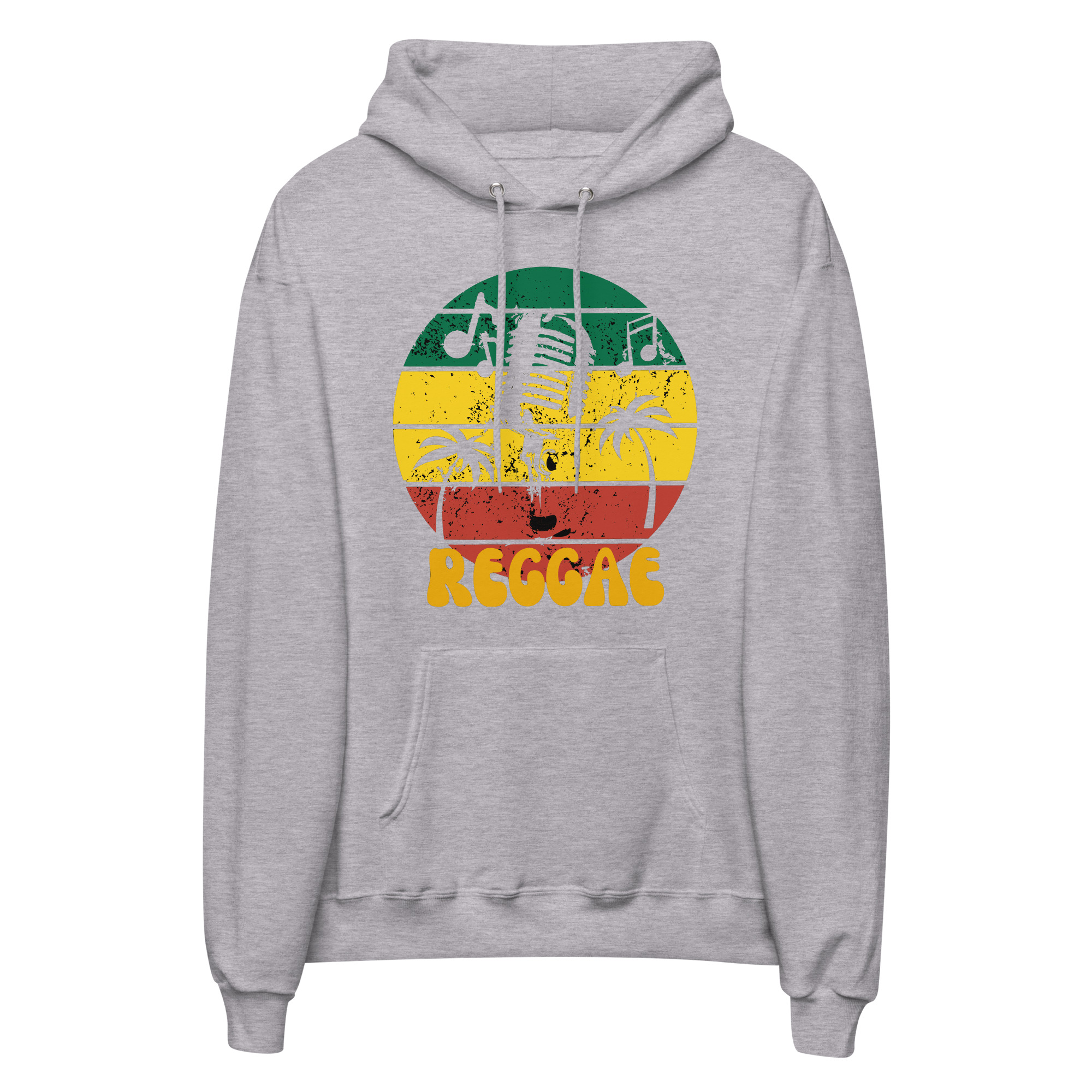 Vintage Reggae Unisex fleece hoodie - Image 3