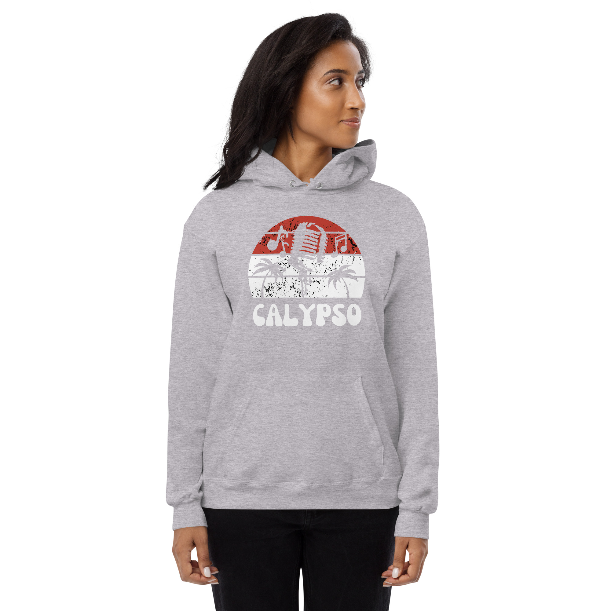Vintage Calypso Unisex fleece hoodie - Image 2